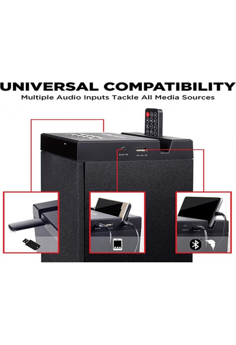 FS2-B3-Bluetooth tower speaker with built-in subwoofer