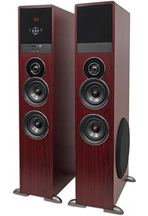 FS2-B09-Cherry Home Theater tower speaker 8" Sub/ Bluetooth /USB