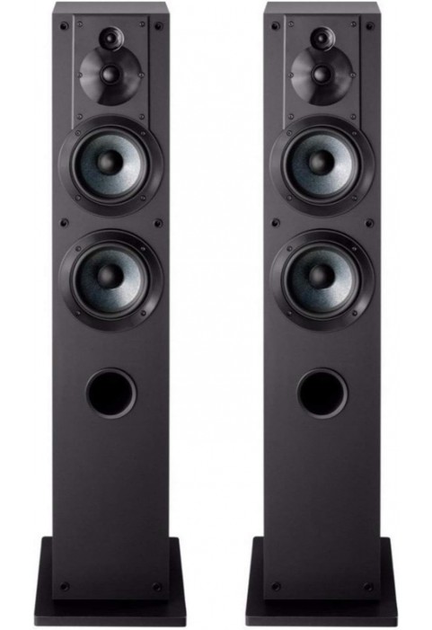 FS2-B14-3-way 4-drive floor speaker (single, black)