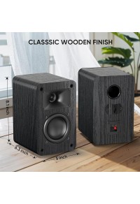 BS17-Desktop stereo or home theater surround bookshelf speakers