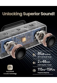 PAS752-High fidelity stereo Bluetooth waterproof speaker