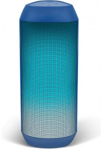 PAS758-15W Portable Bluetooth speaker with cold dynamic LED lights(Dark Blue