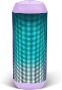 PAS760-15W Portable Bluetooth speaker with cold dynamic LED lights( Light Purple