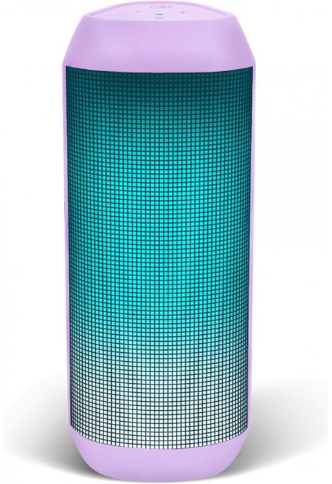 PAS760-15W Portable Bluetooth speaker with cold dynamic LED lights( Light Purple