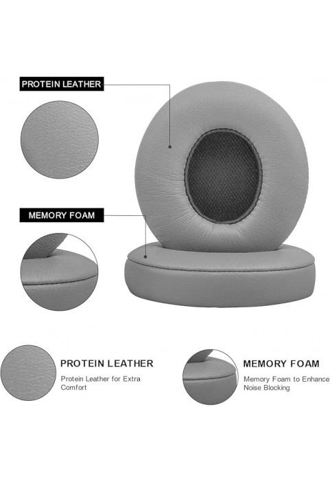 EPA324-Universal Memory Foam Replacement Ear Pads - (Grey)-Single shot not shipped
