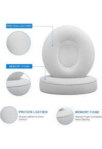 EPA326-Universal Memory Foam Replacement Ear Pads - (White)-Single shot not shipped