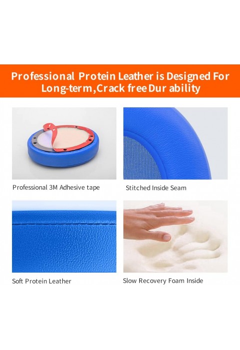 EPA328- Noise Isolating Comfort Memory Foam Replacement Ear Pads (Blue)-Single shot not shipped