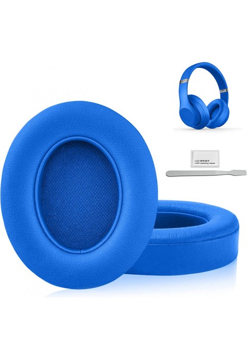 EPA328- Noise Isolating Comfort Memory Foam Replacement Ear Pads (Blue)-Single shot not shipped